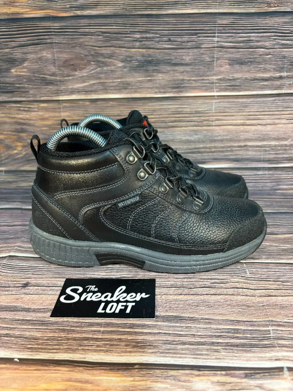 Orthofeet Delta Waterproof Boots Black Leather‎ Women's Size 7